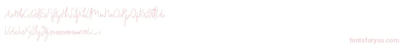 Drinkwater Demo Font – Pink Fonts