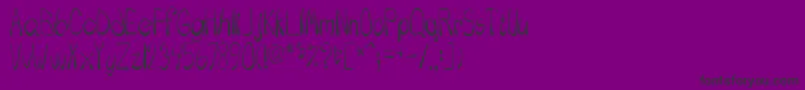 Шрифт drip – чёрные шрифты на фиолетовом фоне