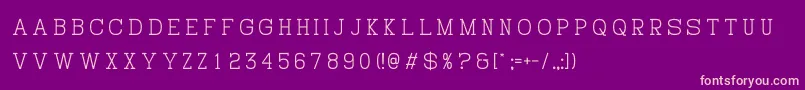 HistoryRepeatingVertical Font – Pink Fonts on Purple Background