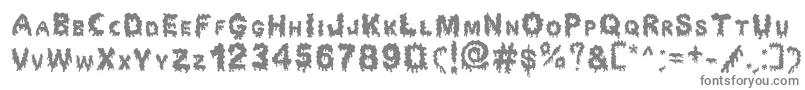 Dripping Horror Font – Gray Fonts