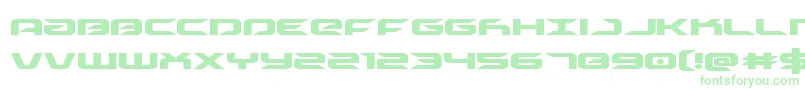 drive Font – Green Fonts on White Background