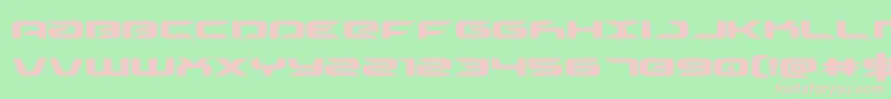drive Font – Pink Fonts on Green Background