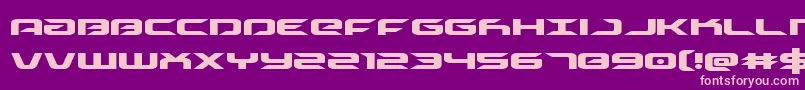 フォントdrive – 紫の背景にピンクのフォント