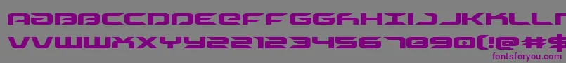 Fonte drive – fontes roxas em um fundo cinza