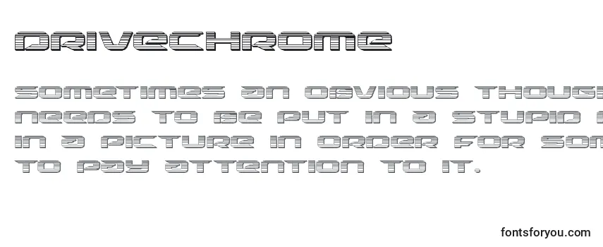 Drivechrome (125496) Font