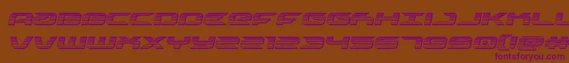 Шрифт drivechromeital – фиолетовые шрифты на коричневом фоне