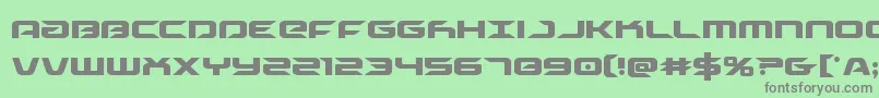 drivecond Font – Gray Fonts on Green Background