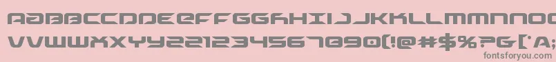 drivecond Font – Gray Fonts on Pink Background