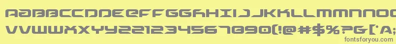 drivecond Font – Gray Fonts on Yellow Background