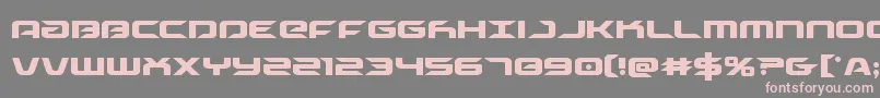 drivecond Font – Pink Fonts on Gray Background