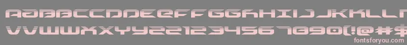 drivehalf Font – Pink Fonts on Gray Background