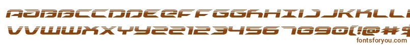 Шрифт drivehalfital – коричневые шрифты на белом фоне
