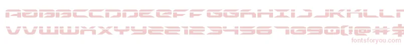 drivelaser-Schriftart – Rosa Schriften auf weißem Hintergrund