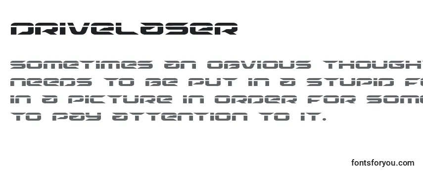 Drivelaser (125505) Font