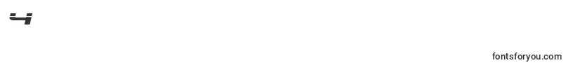 drivelaserital Font – Fonts for Digit 4