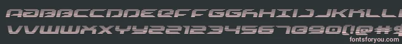 drivescanital Font – Pink Fonts on Black Background