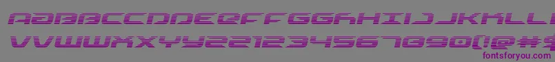 Шрифт drivescanital – фиолетовые шрифты на сером фоне