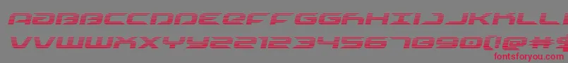Шрифт drivescanital – красные шрифты на сером фоне