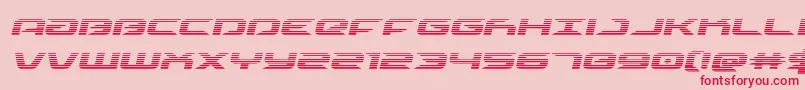 drivescanital Font – Red Fonts on Pink Background