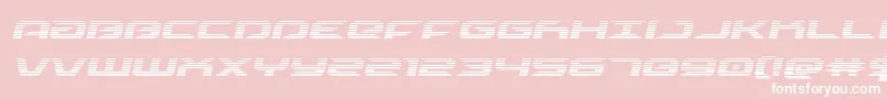 Шрифт drivescanital – белые шрифты на розовом фоне