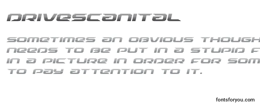 Drivescanital (125509) Font