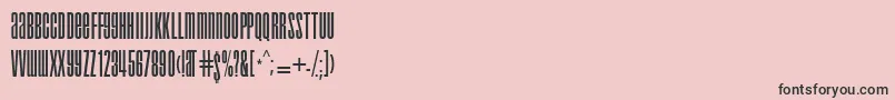 フォントdroid – ピンクの背景に黒い文字