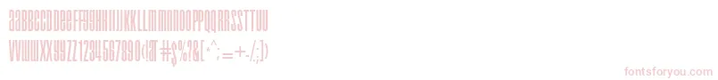droid Font – Pink Fonts on White Background