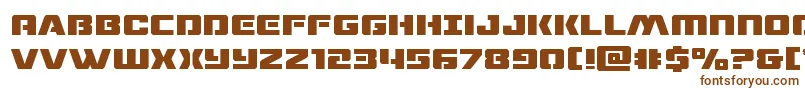 dronetracker Font – Brown Fonts on White Background