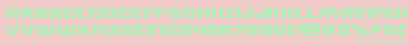 dronetracker Font – Green Fonts on Pink Background