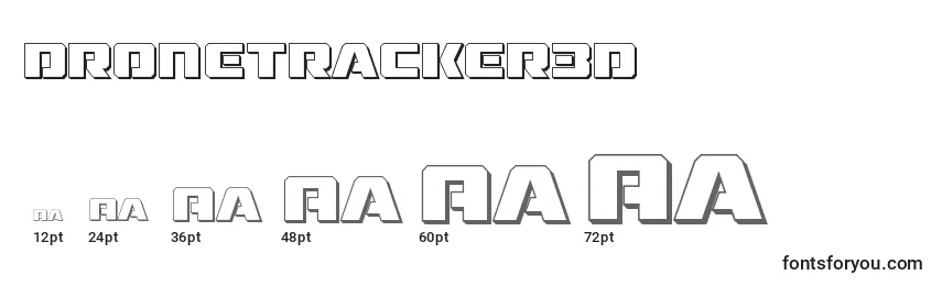 Размеры шрифта Dronetracker3d (125517)