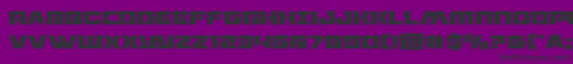 dronetrackeracad Font – Black Fonts on Purple Background