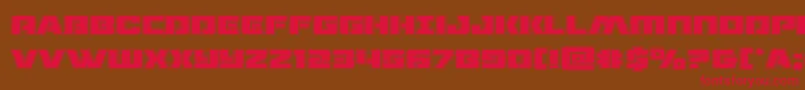 dronetrackeracad Font – Red Fonts on Brown Background