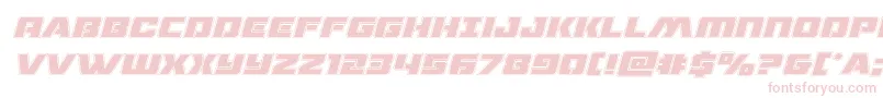dronetrackeracadital Font – Pink Fonts on White Background