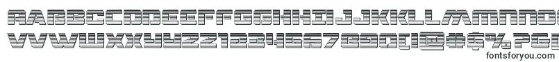 Шрифт dronetrackerchrome – квадратные шрифты