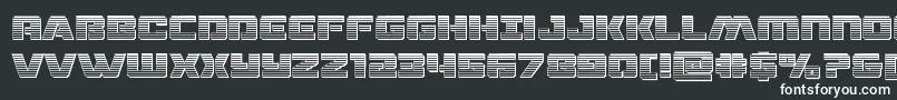 dronetrackerchrome Font – White Fonts on Black Background