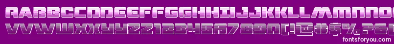 dronetrackerchrome Font – White Fonts on Purple Background