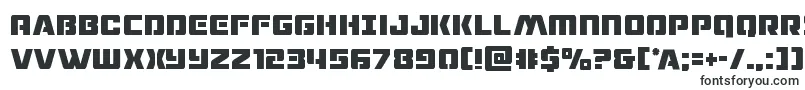 Шрифт dronetrackercond – заполненные шрифты