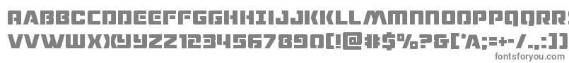 dronetrackercond-Schriftart – Graue Schriften auf weißem Hintergrund
