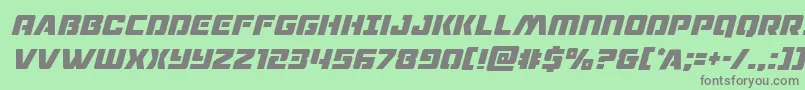 dronetrackercondital Font – Gray Fonts on Green Background