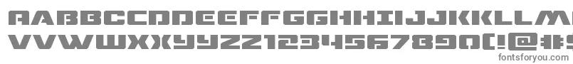 dronetrackerexpand Font – Gray Fonts on White Background