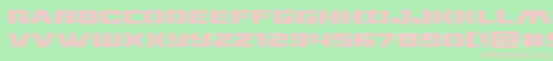 dronetrackerexpand Font – Pink Fonts on Green Background