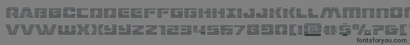 dronetrackergrad Font – Black Fonts on Gray Background