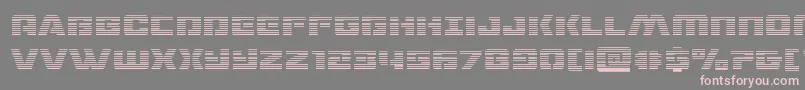 dronetrackergrad Font – Pink Fonts on Gray Background