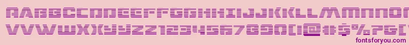dronetrackergrad Font – Purple Fonts on Pink Background