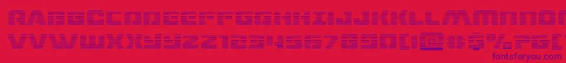 dronetrackergrad Font – Purple Fonts on Red Background