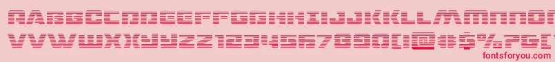 dronetrackergrad Font – Red Fonts on Pink Background