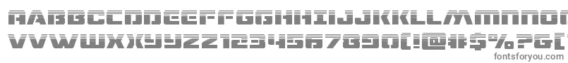 dronetrackerhalf Font – Gray Fonts on White Background