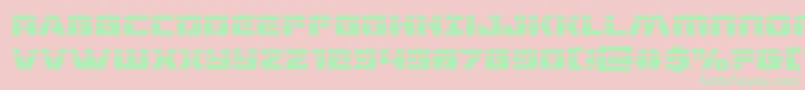 dronetrackerlaser Font – Green Fonts on Pink Background