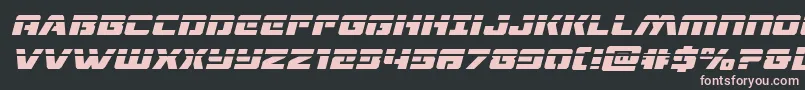 dronetrackerlaserital Font – Pink Fonts on Black Background