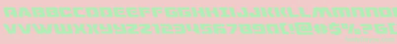 dronetrackerleft Font – Green Fonts on Pink Background